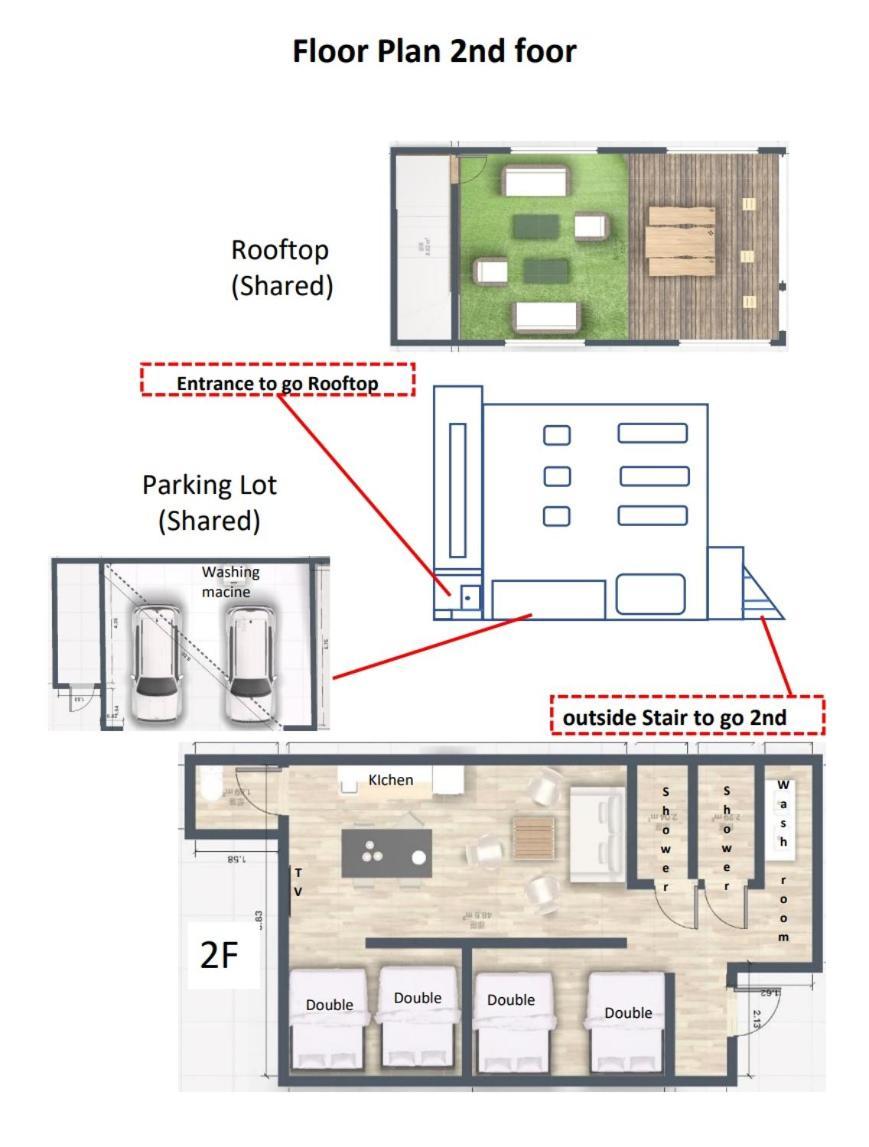 【5/24New Open】浅草徒歩3分/Max9名/無料駐車場/渋谷直通 Apartment Tokyo Exterior photo