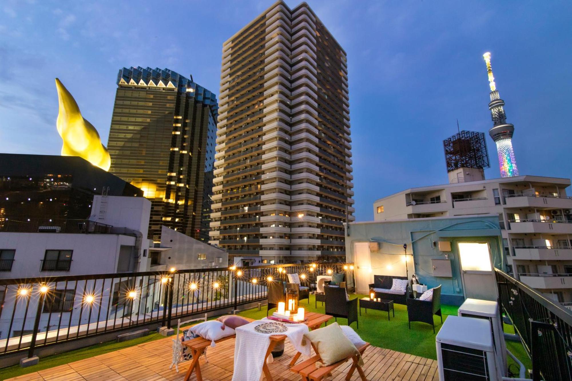 【5/24New Open】浅草徒歩3分/Max9名/無料駐車場/渋谷直通 Apartment Tokyo Exterior photo